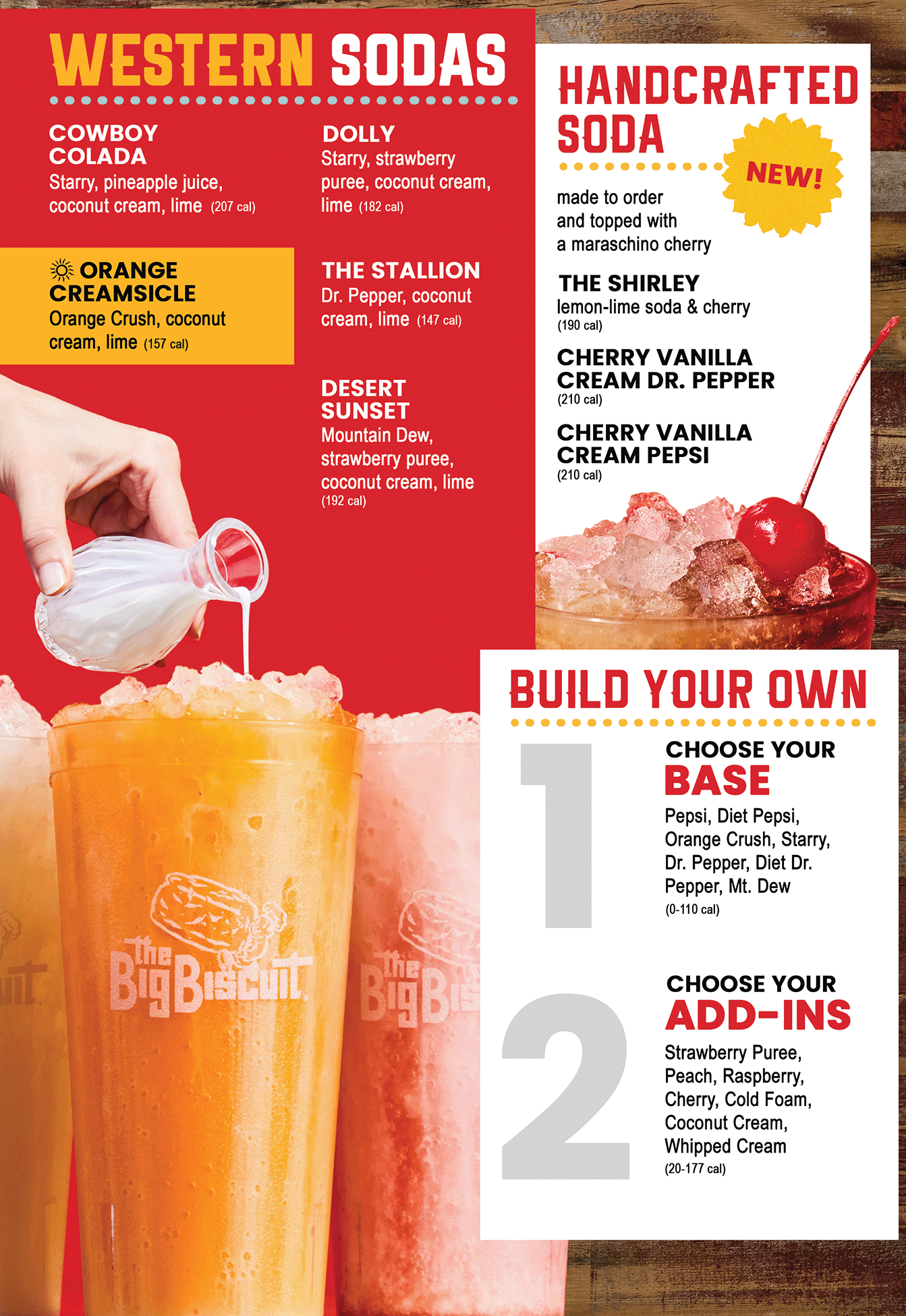 The Big Biscuit beverage menu - page 2