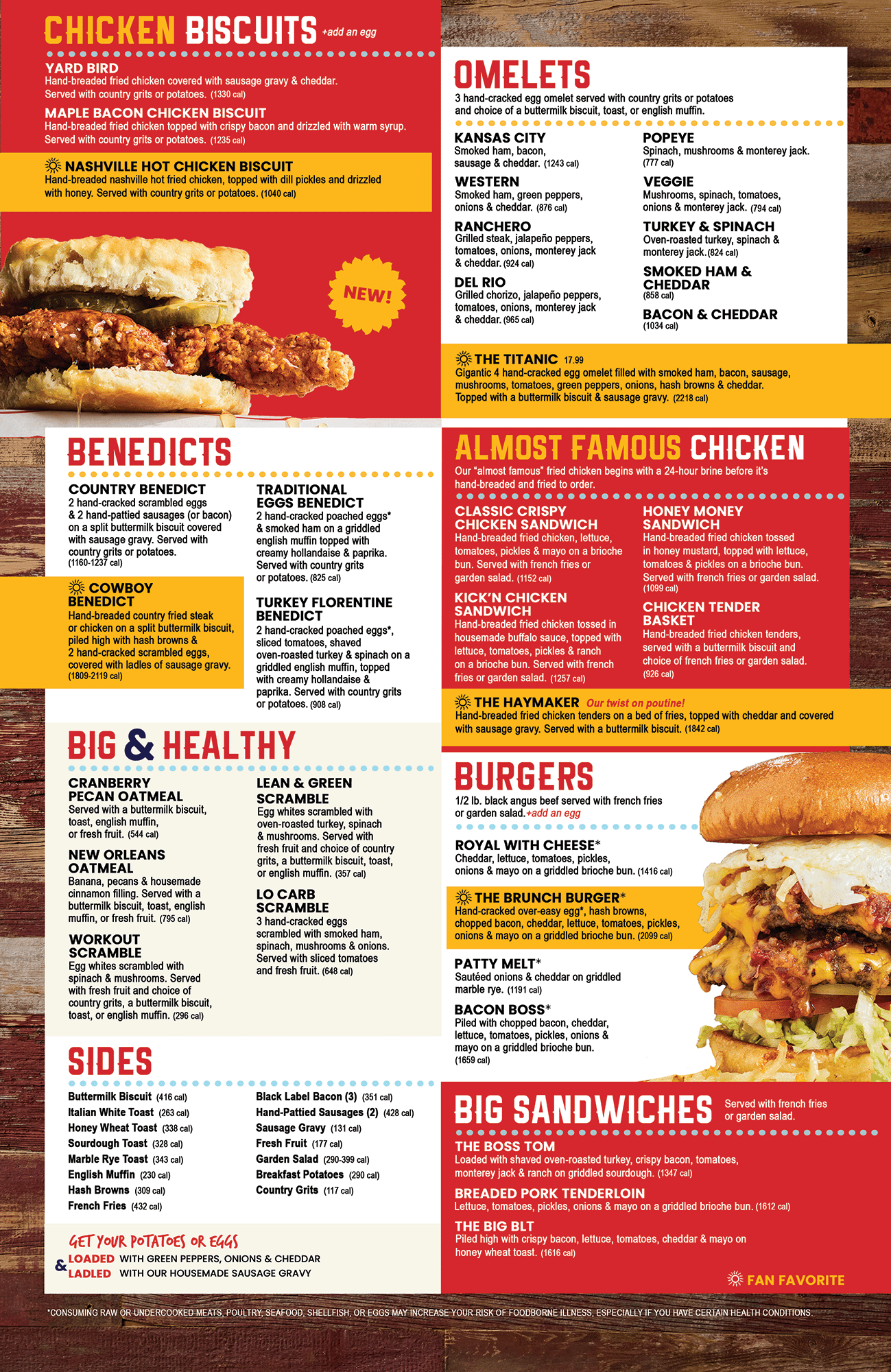 The Big Biscuit Main Menu - Page 2